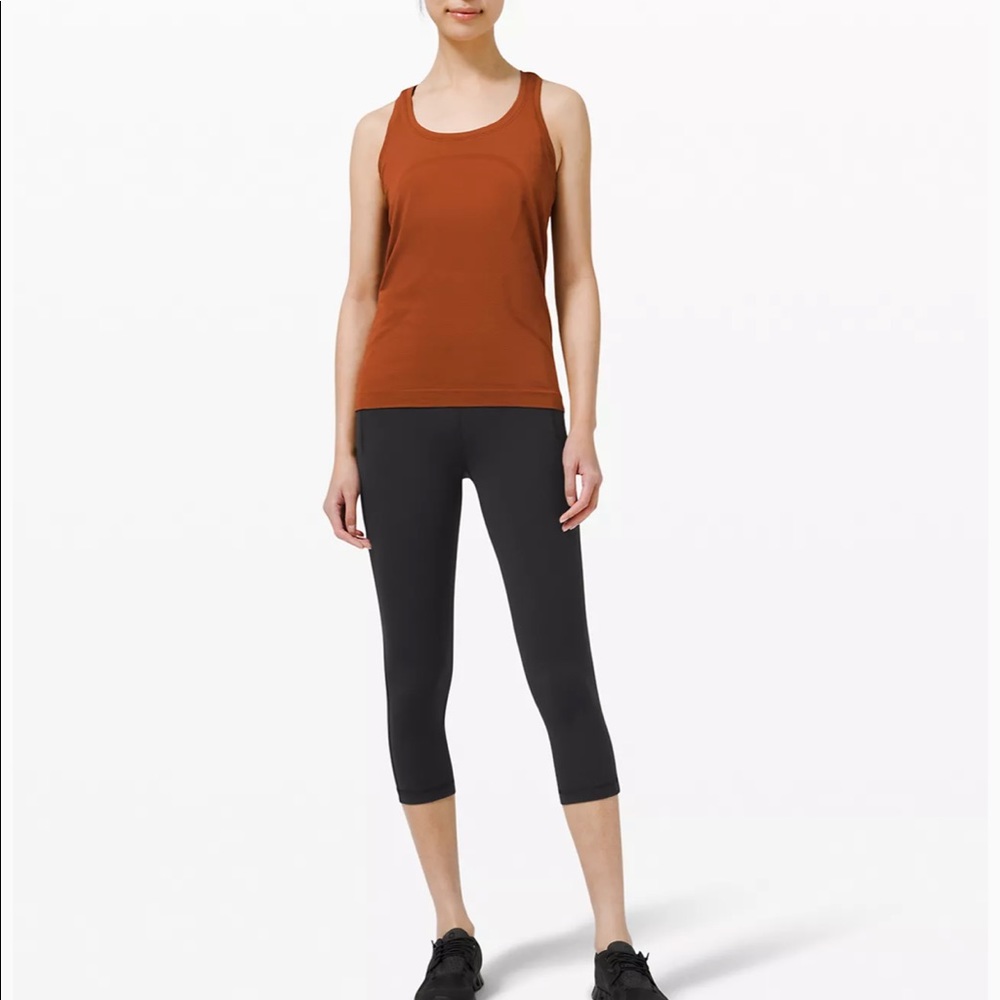 Lululemon Swift Speed HR Crop 21” Black Size 4